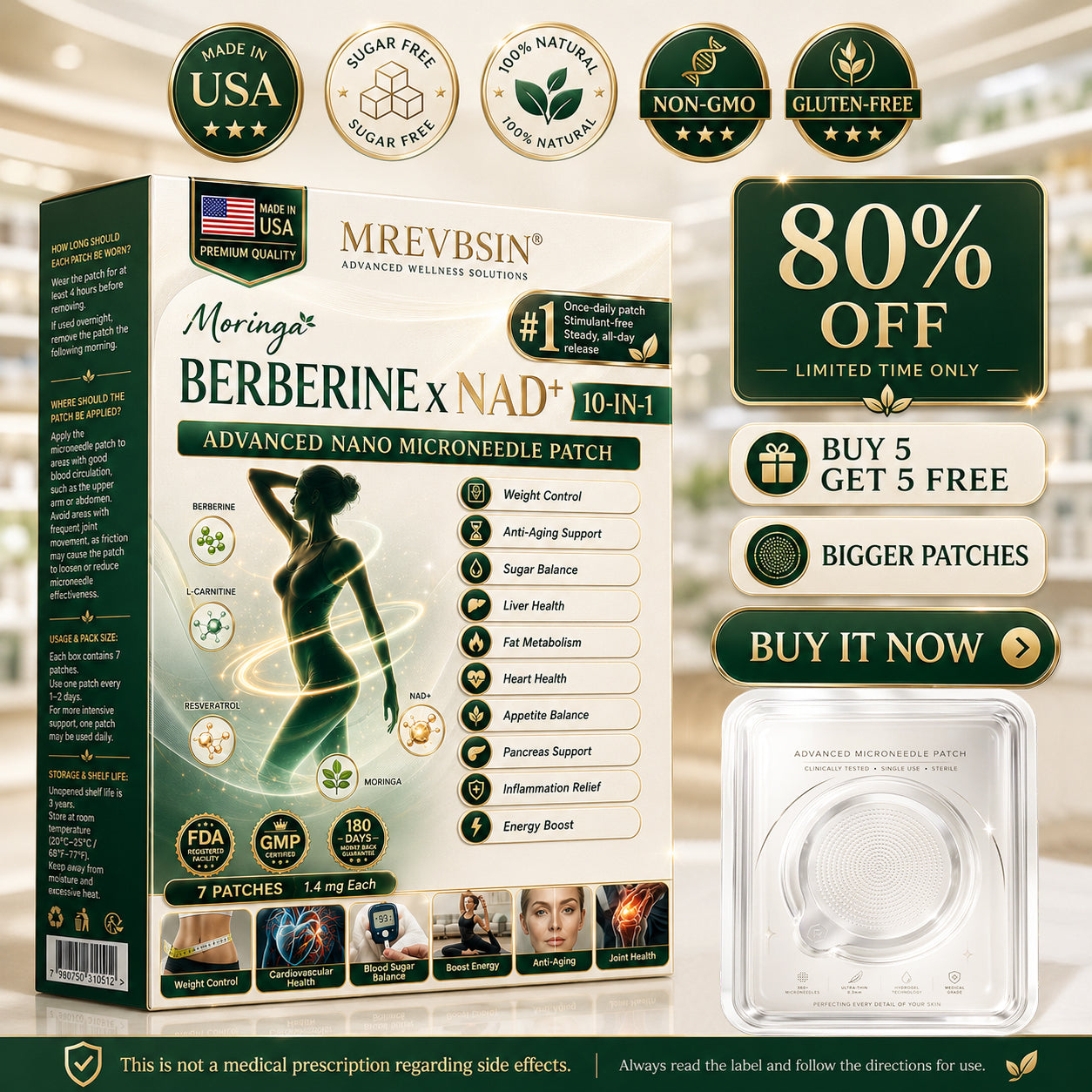 𝐏𝐡𝐲𝐬𝐢𝐜𝐢𝐚𝐧-𝐅𝐨𝐫𝐦𝐮𝐥𝐚𝐭𝐞𝐝💢| 𝐌𝐑𝐄𝐕𝐁𝑺𝑰𝑵® 𝐌𝐨𝐫𝐢𝐧𝐠𝐚 𝐁𝐞𝐫𝐛𝐞𝐫𝐢𝐧𝐞 × 𝐍𝐀𝐃+ 𝟏𝟎-𝐢𝐧-𝟏 𝐀𝐝𝐯𝐚𝐧𝐜𝐞𝐝 𝐍𝐚𝐧𝐨 𝐌𝐢𝐜𝐫𝐨𝐧𝐞𝐞𝐝𝐥𝐞 𝐏𝐚𝐭𝐜𝐡 (𝐄𝐱𝐩𝐞𝐫𝐢𝐞𝐧𝐜𝐞 𝐕𝐢𝐬𝐢𝐛𝐥𝐞 𝟕-𝐃𝐚𝐲 𝐑𝐞𝐬𝐮𝐥𝐭𝐬)