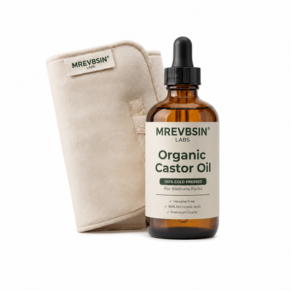 M𝐑𝐄𝐕𝐁𝑺𝑰𝑵® Premium Castor Oil Pack Kit – Reusable Wellness Wrap Set🐓