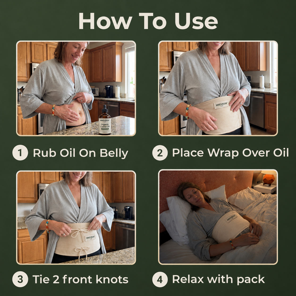 Castor Oil Pack Kit